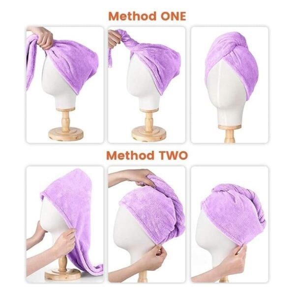 Microfiber Shower Spa Head Wrap Quick Dry Hair Towel Wrap