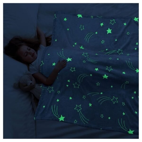 Magic Glow in The Dark Throw Blanket