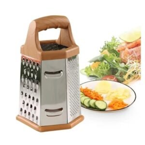 6-Sided Stainless Steel Grater and Slicer