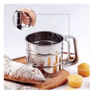 Flour Mug Strainer Stainless Steel