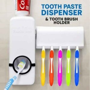 Toothpaste Dispenser With  Holder