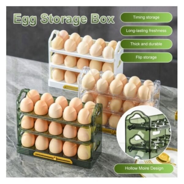 3 layer egg storage organizer