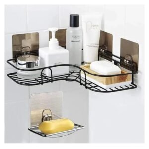 bathroom corner rack.