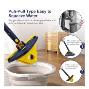 360° Rotatable Adjustable Cleaning Mop