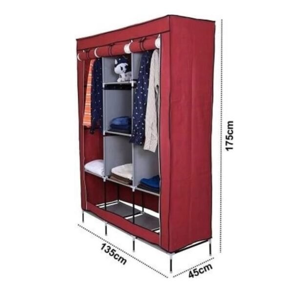 3 Door Cloth Storage Wardrobe