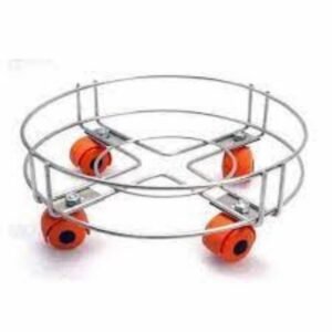 Stainless Steel Cylinder Trolley with Wheels