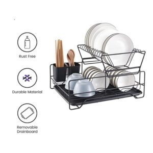 2 / 3 tier dish drainer rack