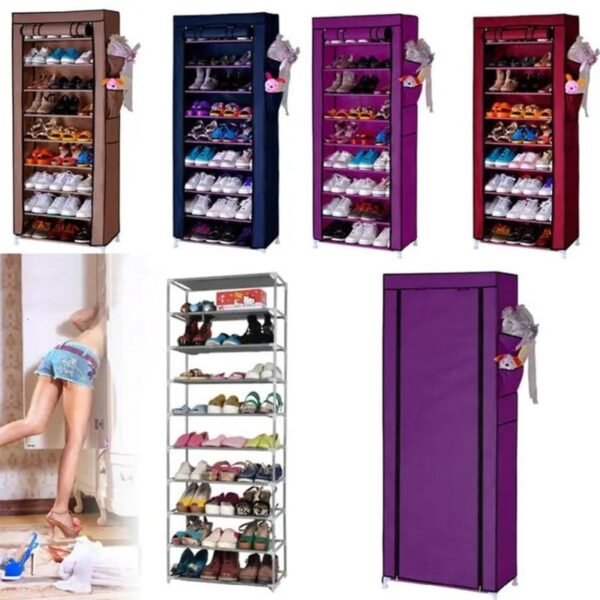 9 Layer shoe Cabinet With Cover