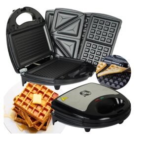 3 in 1 Waffle Maker & Sandwich Toaster