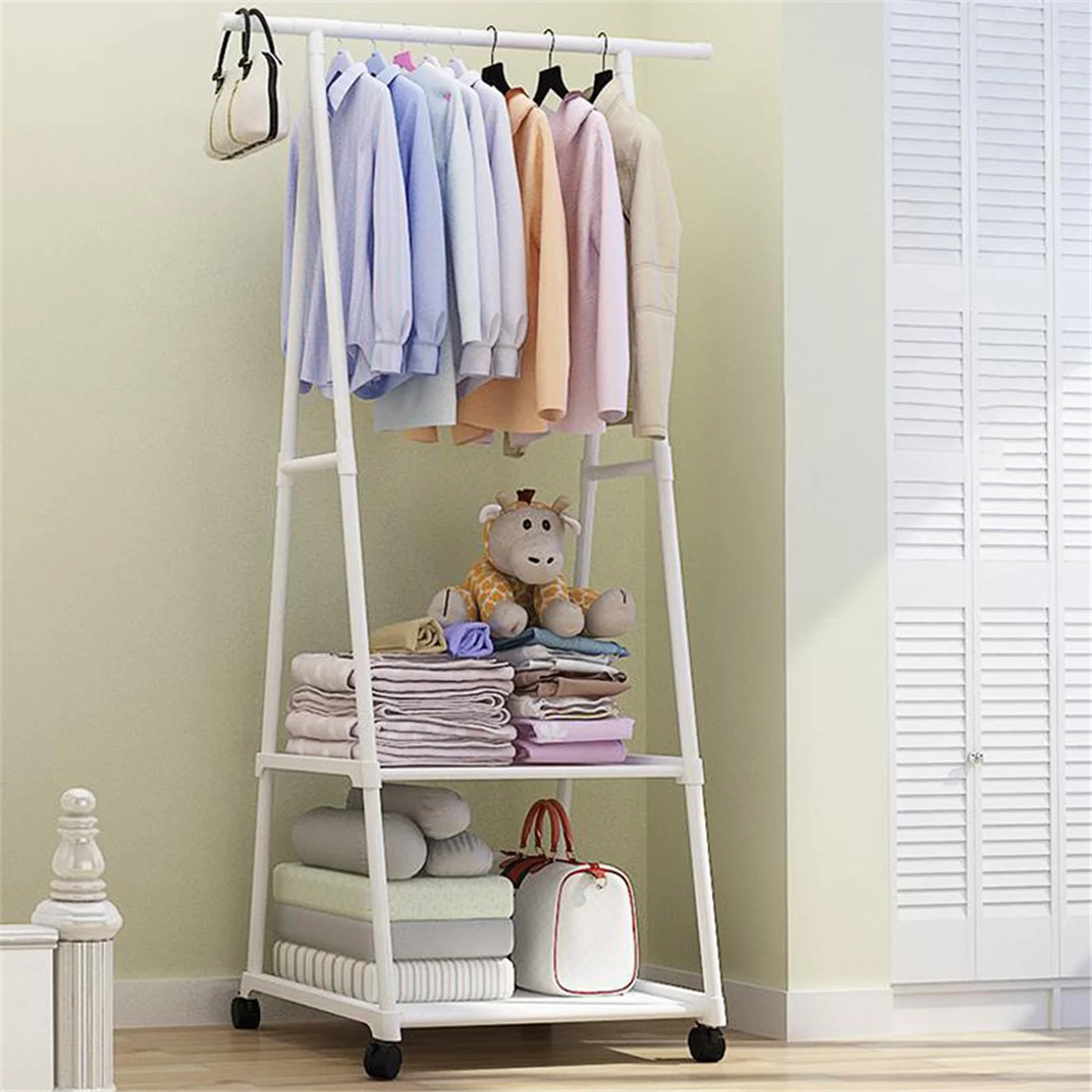 Traingle Cloth Rack Metal