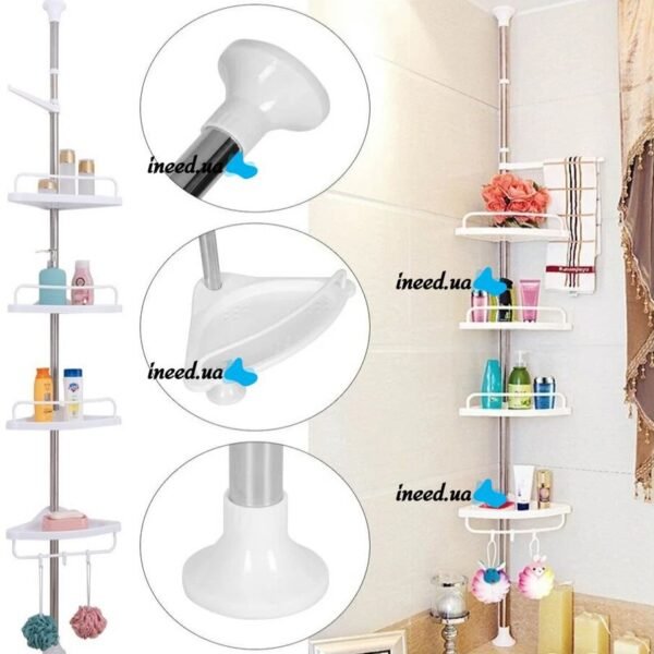 Bathroom corner shelf