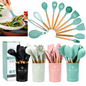 12 PCS Silicone Kitchen Utensils Set