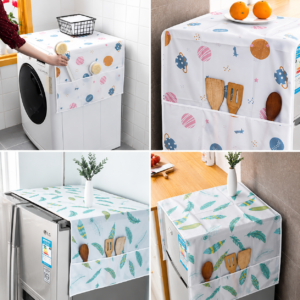 Fridge Cover With 6 Pocket