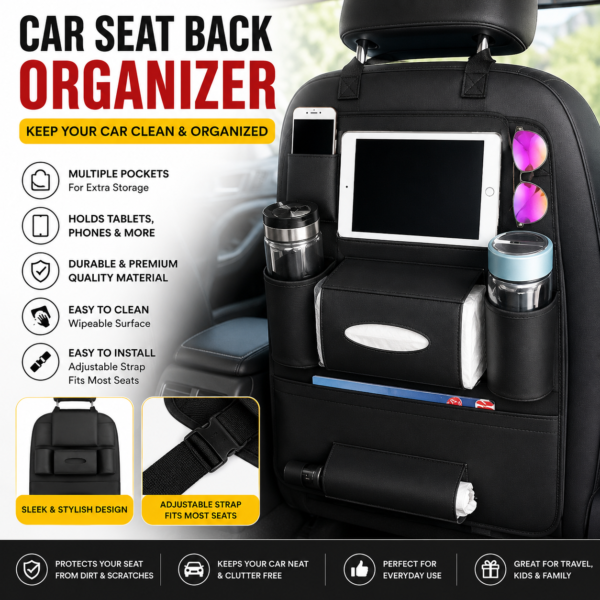 Car Seat Back Organizer