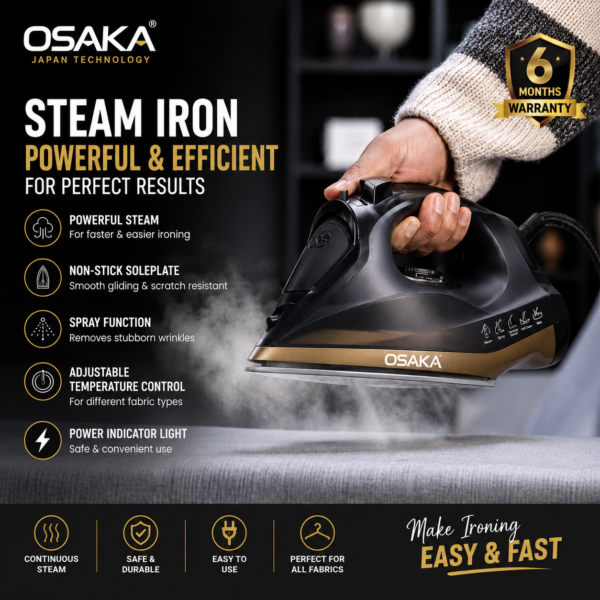 OSAKA Steam Iron