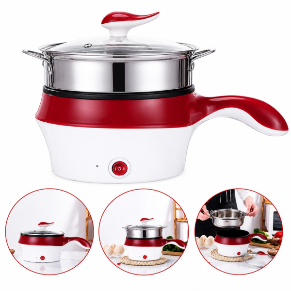 1.8 l Electric Multi-Purpose Cooking Pot with Steamer