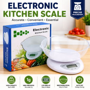 Kitchen Weight Scale Up to 5KG With Bowl