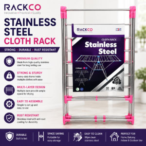 RACKCO Stainless Steel Cloth Rack