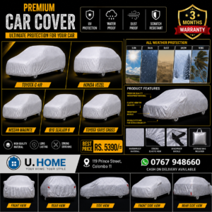 Premium car cover Sri Lanka waterproof UV protection fits CHR Vezel Magnite Sealion 6 COD available