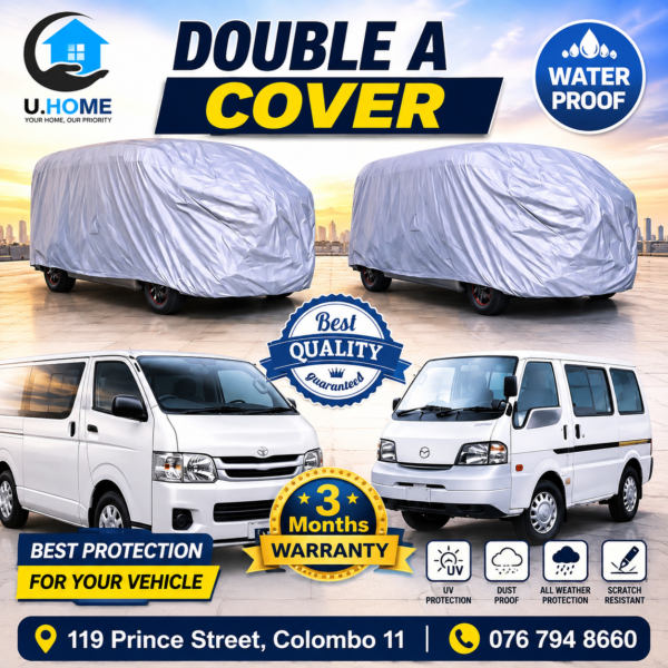 Van Cover Sri Lanka | Fits Hiace, Bongo, Caravan, Delica & Standard Vans [වෑන් ආවරණය]
