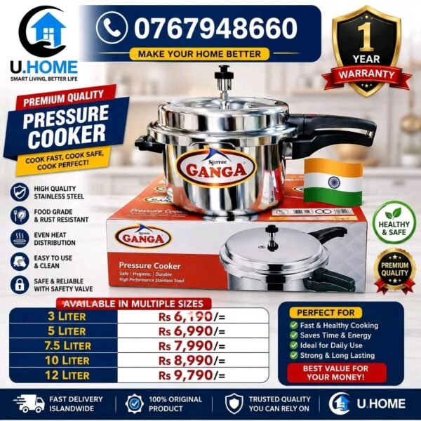 PREMIUM STAINLESS STEEL PRESSURE COOKER