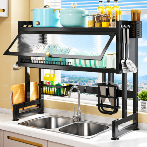 85 CM Multi-Functional Over-Sink Dish Drying Rack