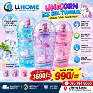 UNICORN GLITTER TUMBLER