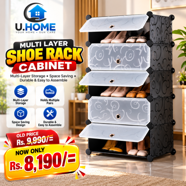 Multi-Layer Shoe Rack Cabinet